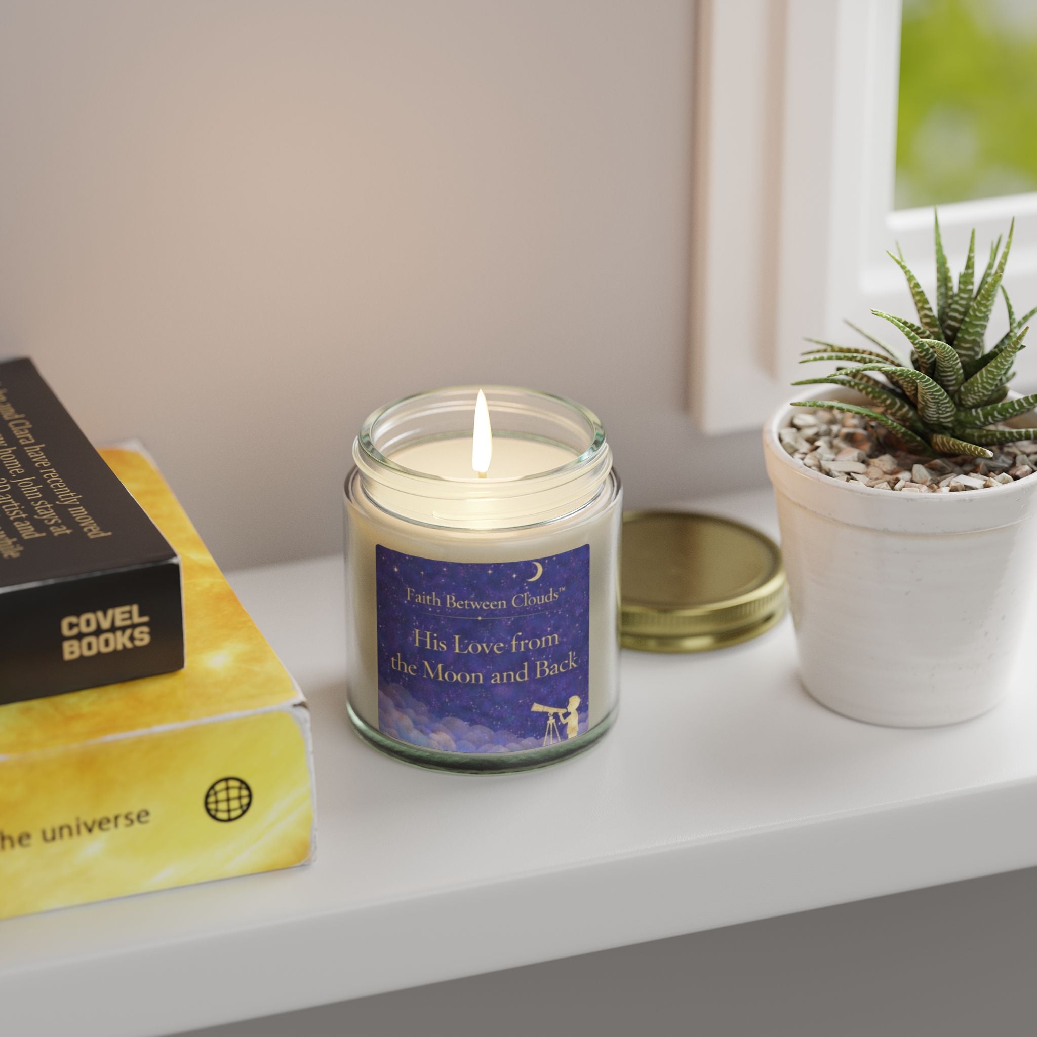 Faith Between Clouds: His Love From The Moon and Back Candle