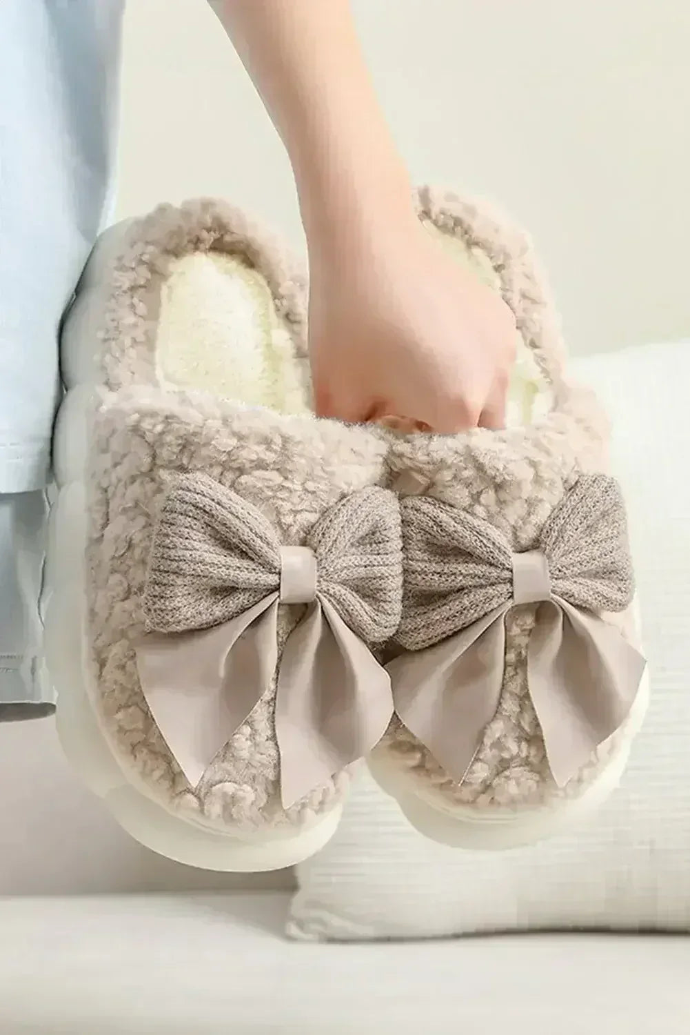 Cloud Comfort Bow Slippers