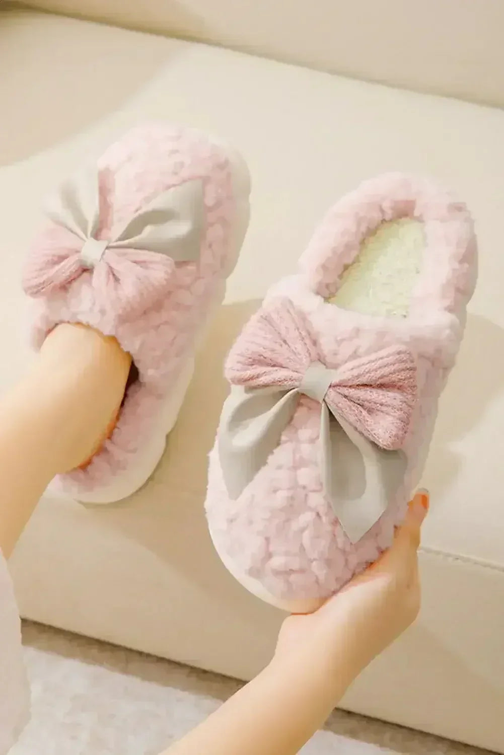Cloud Comfort Bow Slippers