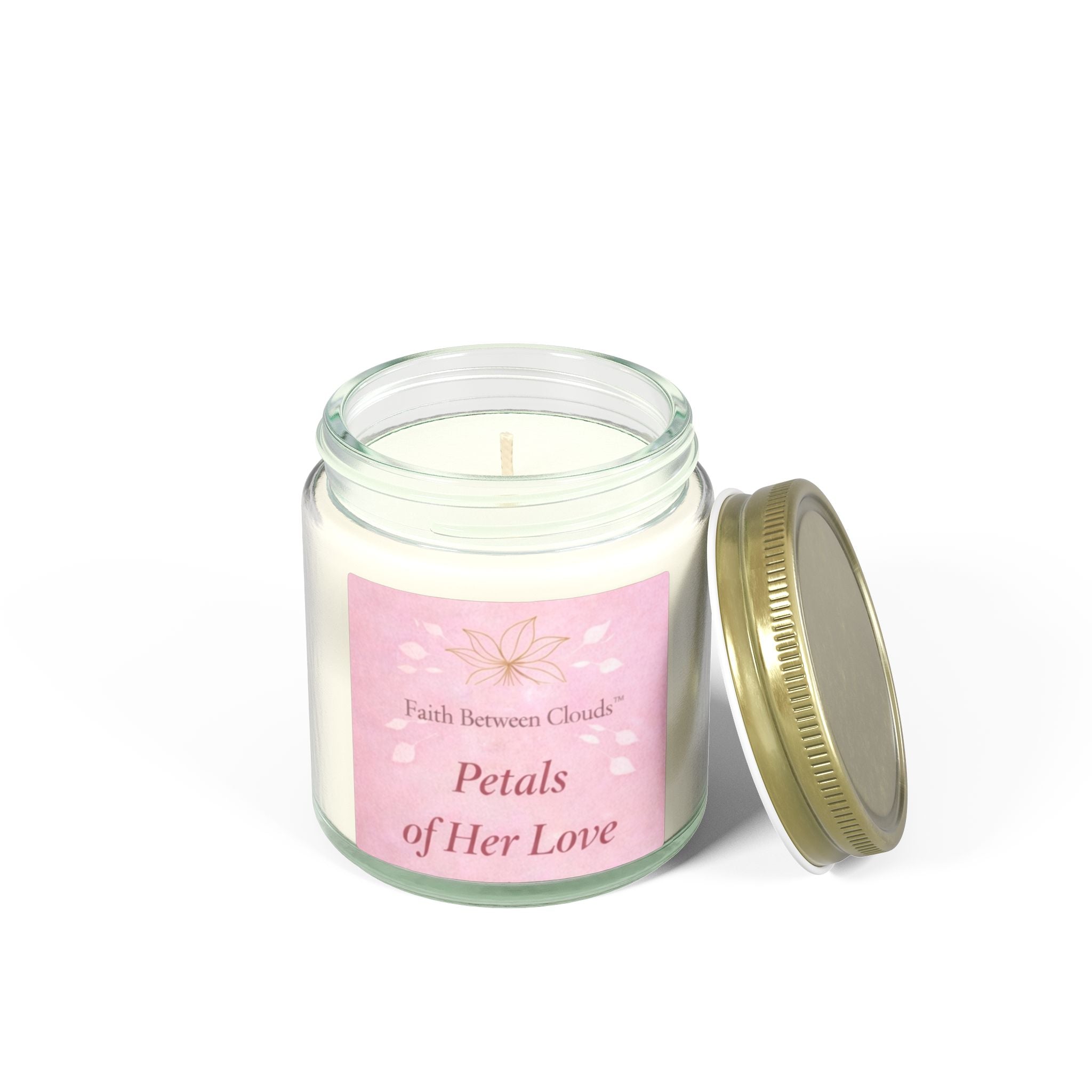 Faith Between Clouds: Petals of Her Love Candle