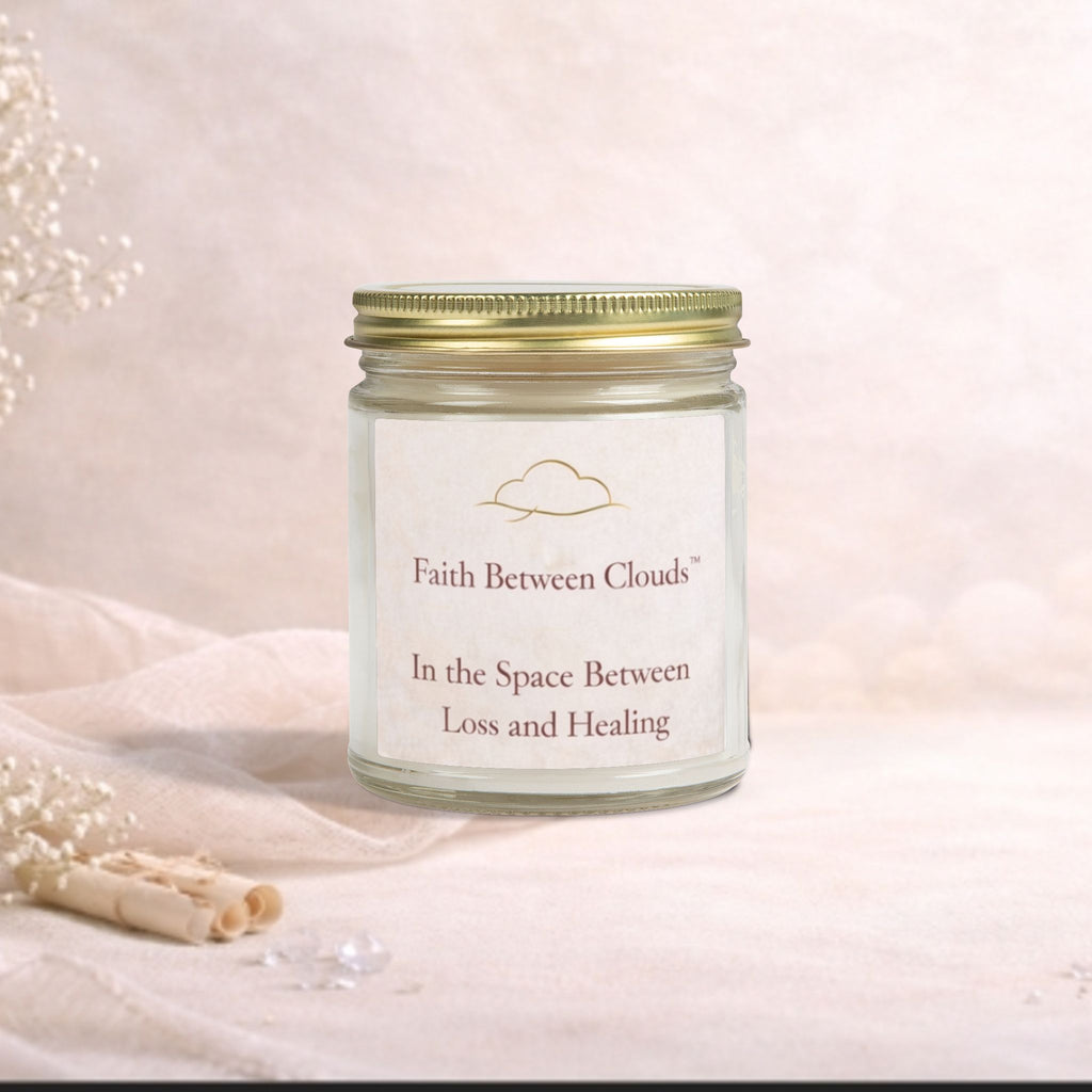 Faith Between Clouds: Keepsake Candle